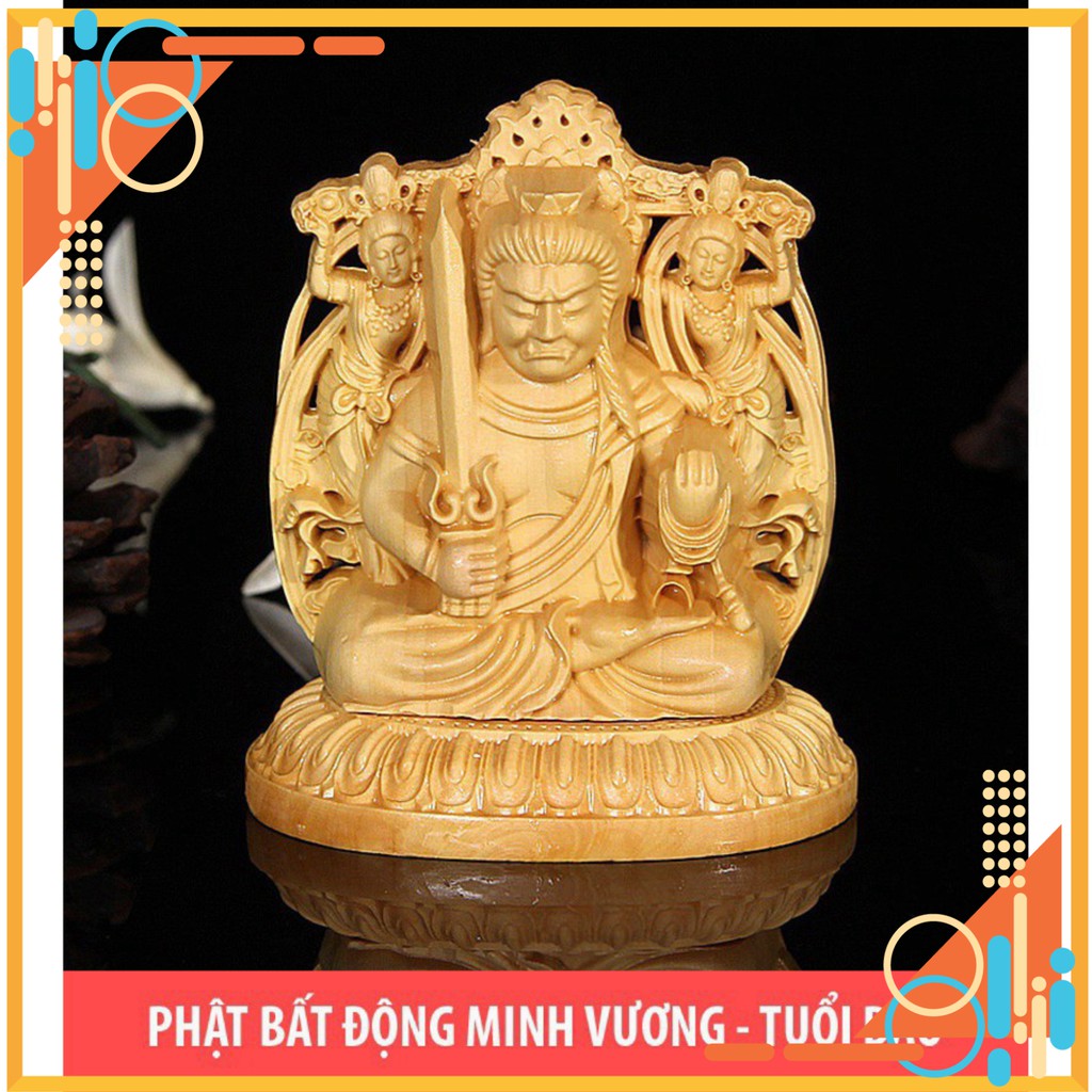 Tượng để xe ô tô Bất Động Minh Vương - tuổi Dậu phukiensasa