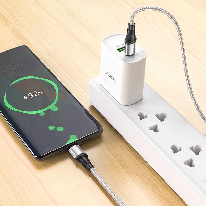 Cáp sạc nhanh Hoco.X50 dây dù chống đứt rối cho IP/Micro/typec dài 1m