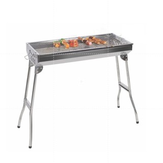 VioletShop1688 -  Lò nướng than inox ngoài trời BBQ 73x33x71cm
