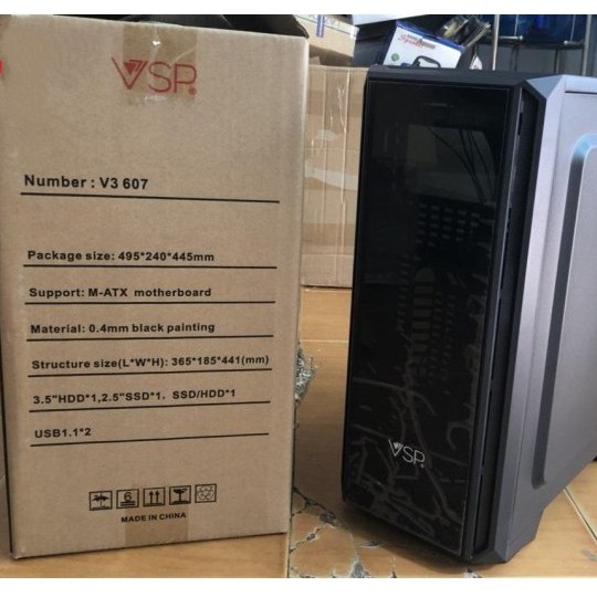 Vỏ Máy Tính( vỏ case) VSP V3-607 Gaming hoặc Gipco 5986LH - Vỏ case