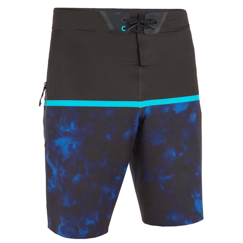 Quần short lướt ván tiêu chuẩn Decathlon OLAIAN 900 - Xanh dương tương phản