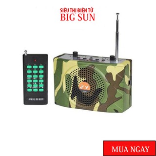 Máy trợ giảng E- 898, Máy nghe nhac mp3, nghe đài radio FM, bẫy chim E898 điều khiển từ xa