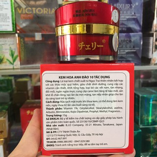 Kem hoa anh đào 10 tác dụng (hộp đỏ)