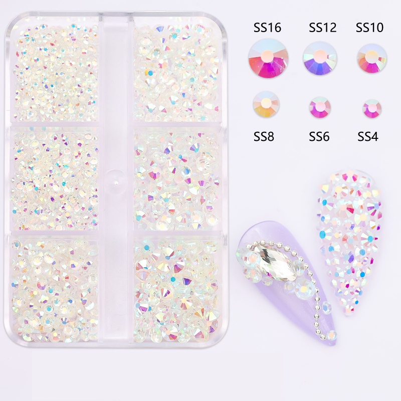Set Đá 3D Lấp Lánh Trang Trí Móng Nghệ Thuật