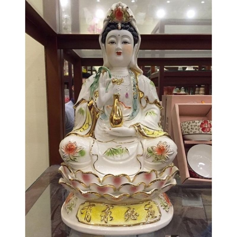 Tượng quan âm. gốm sứ cao cấp