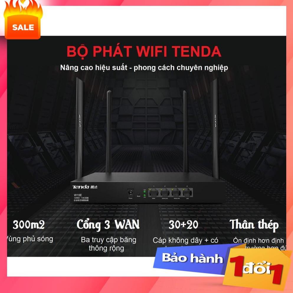 Bộ phát WIFI Tenda W15e -W18e- W20E ac1200Mps mạng doanh nghiệp 50 user -vùng phủ sóng 300m2 - Hàng Nhập Khẩu Chính Hãng | BigBuy360 - bigbuy360.vn