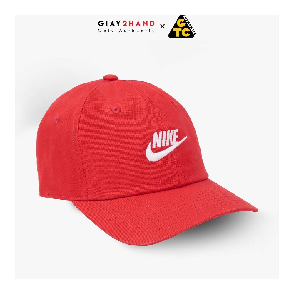 (AUTHENTIC 100%) Mũ/Nón Lưỡi Trai Nam Nike Logo Chính Hãng 100% - ĐỎ