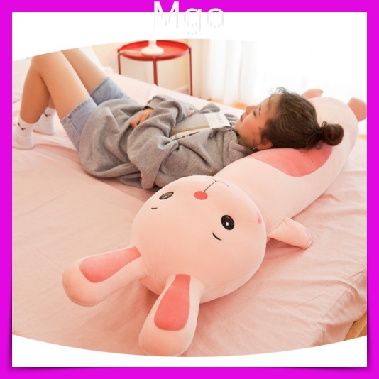 [ Mẫu Mới - Qùa Tặng Tình Yêu - Có Sẵn ] Gối ôm dài kê tựa đầu giường Hình Thú Khỉ Thỏ Sư Tử Mềm Mịn An Toàn Size 60Cm