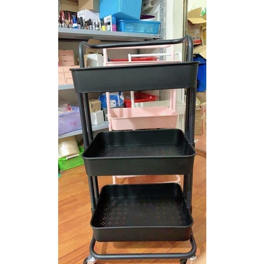 xe đẩy nhựa kệ spa 3 tầng siêu bền