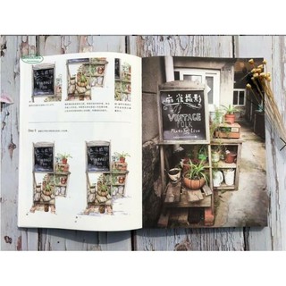Artbook phong cảnh con mèo