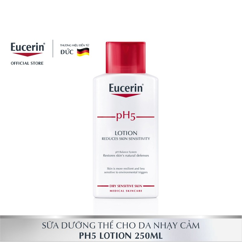 Sữa dưỡng thể Eucerin Sensitive Skin pH5 Lotion 250ml - 63028