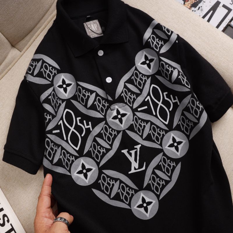 ( Size từ 50-110kg) Áo thun nam cổ trụ in. | BigBuy360 - bigbuy360.vn