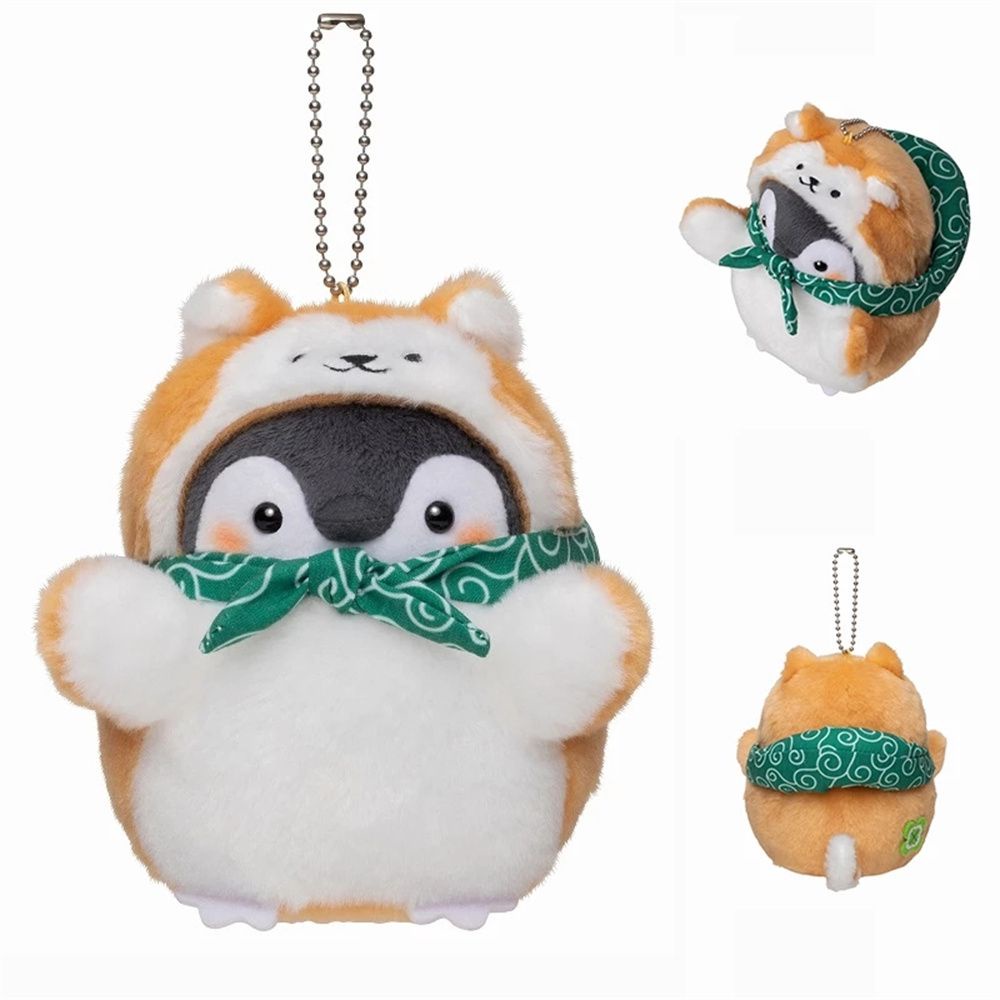 Móc Khóa Hình Chim Cánh Cụt Nhồi Bông 8cm Dễ Thương