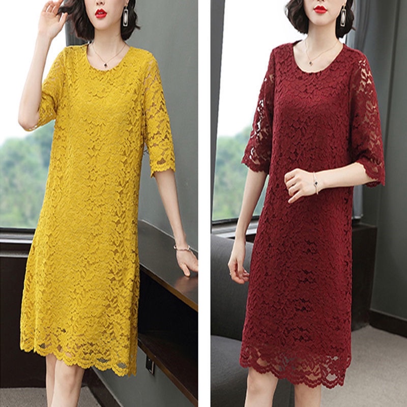 Váy đầm trung niên ren cao cấp