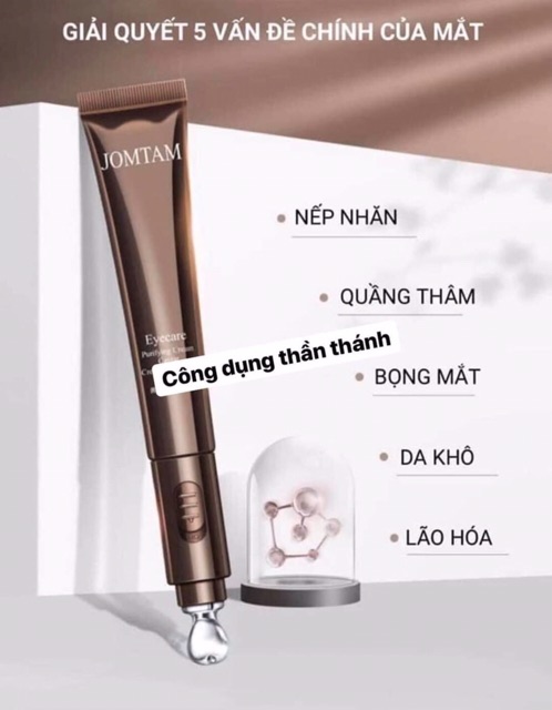 Cây massge thâm quầng mắt chống lão hoá vùng mắt Jomtam nội địa Trung