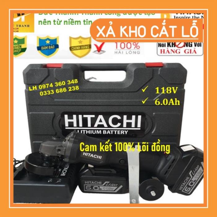 Máy mài pin HITACHI 118V - Không chổi than.