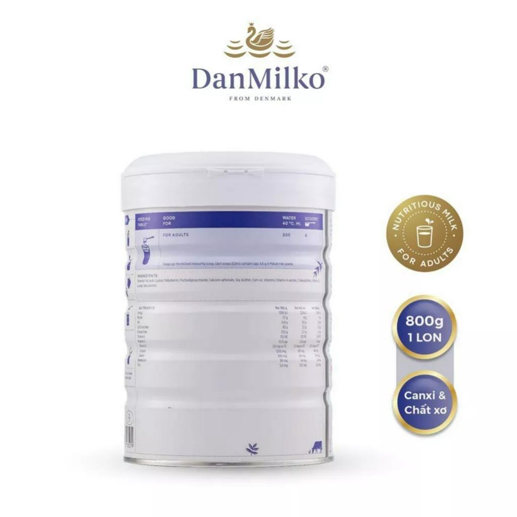 [HSD T1-2025] Sữa Bột Bổ Sung Dinh Dưỡng Cho Người Lớn Danmilko Mature Adult Milk 800g.