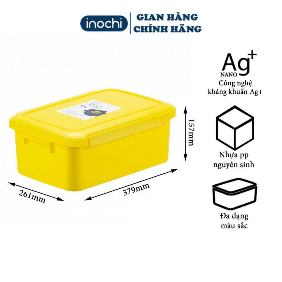 Thùng đựng đồ đa năng - thùng đựng đồ chơi cho bé, thùng đựng quần áo , thùng nhựa - Notororo INOCHI - thùng 10L