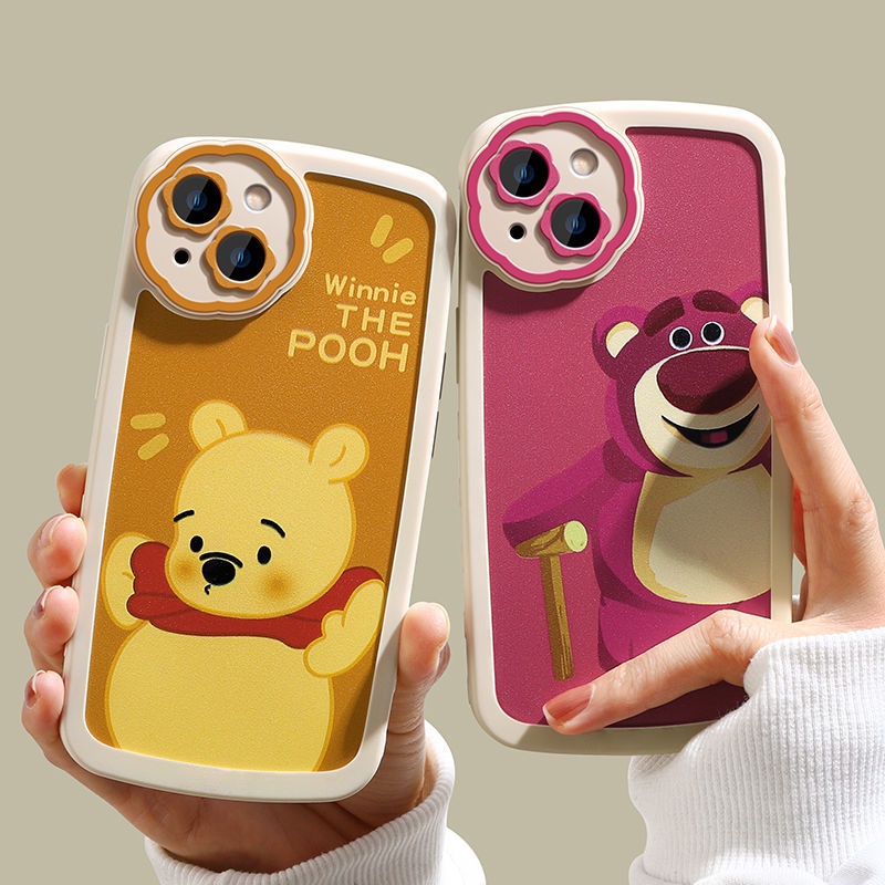 Ốp Điện Thoại Silicon Họa Tiết Hoạt Hình Winnie the Pooh Dễ Thương Cho Iphone 13/12promax 11Pro Xr Xs
