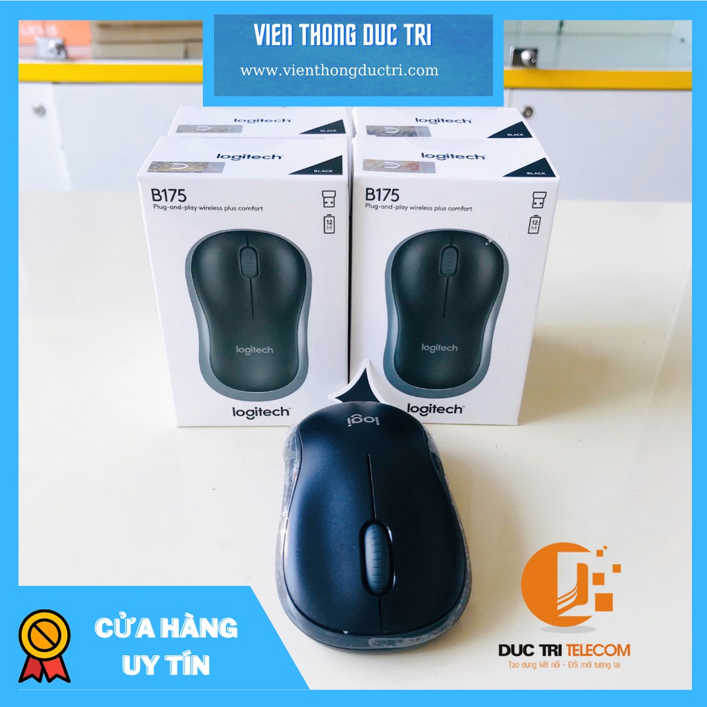 Chuột máy tính Logitech B175 cho laptop Chính hãng Chuột không dây Logitech BH 6T