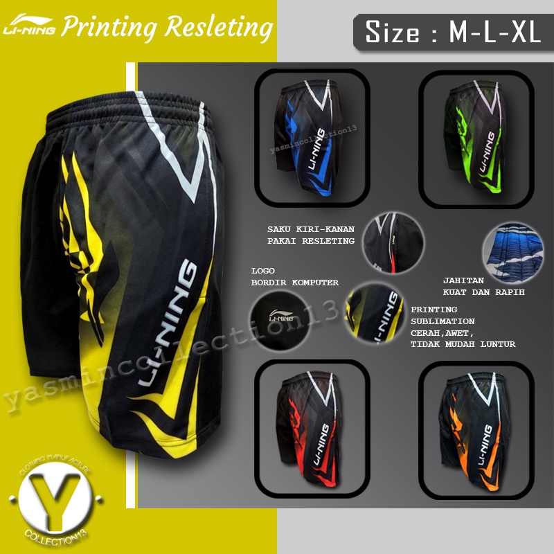 Quần Thể Thao Chơi Cầu Lông Có Dây Kéo Cho Nam Nữ