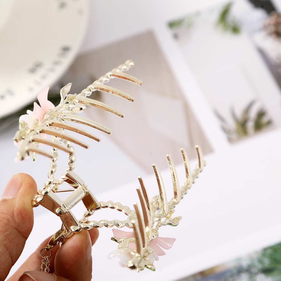 Kẹp Tóc Đính Hạt Ngọc Trai Giả Bằng Hợp Kim Phong Cách Hàn Quốc Cho Nữ