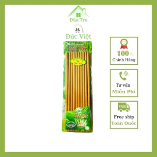 Đũa tre đức việt vỉ 10 đôi đũa tranh không hóa chất