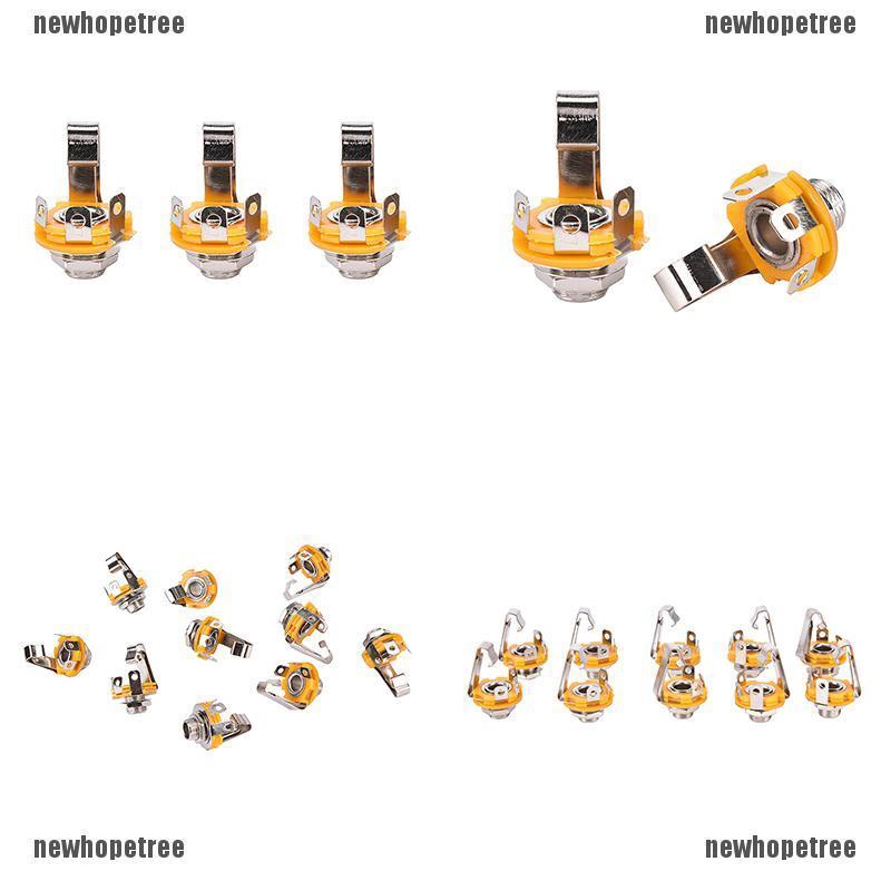 Bộ 10 Jack Cắm mono Cho Guitar Đường Kính Trong