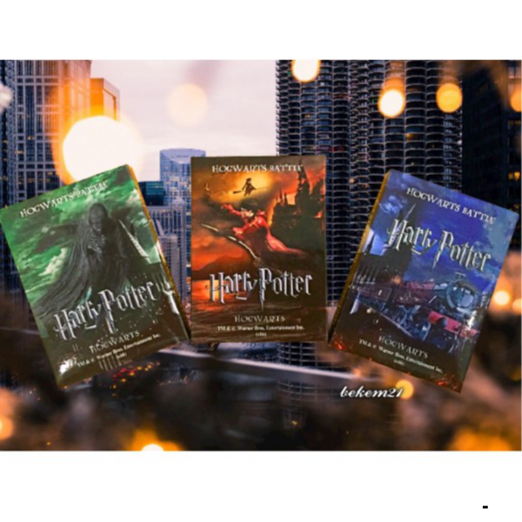 (bản giới hạn) Bộ Bài 17 lá Trò Chơi Harri Potter Vui Nhộn Cho Bé