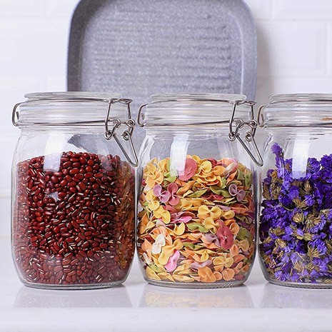 [VN] Hũ thủy tinh nắp quai cài gọng kim loại đậy kín hơi dùng đựng thực phẩm, ngâm chua, đựng kombucha | BigBuy360 - bigbuy360.vn