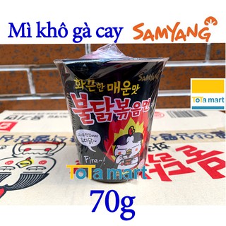 Mì ly Samyang Hàn Quốc 70g