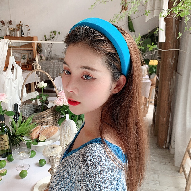 Băng Đô Cài Tóc Bằng Xốp Phong Cách Ngọt Ngào Thời Trang Cho Nữ