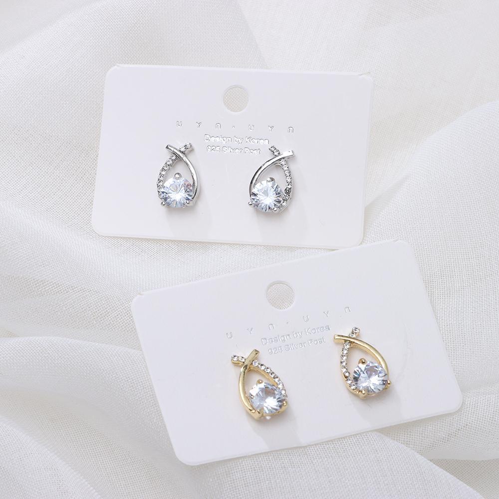 Bông Tai Mạ Vàng 18k Hình Đuôi Cá Độc Đáo Thời Trang Cho Nữ|Dây Chuyền Mạ Vàng