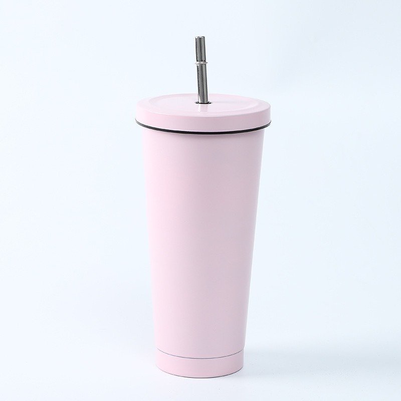 Ly giữ nhiệt  inox304 500ml 750ml - tặng ống hút nhiều mầu- cốc giữ nhiệt nóng lạnh hàng cao cấp