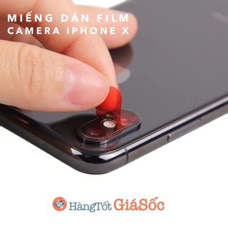 [FREESHIP 99K TOÀN QUỐC] Ốp Viền bảo vệ Camera iPhone X (vòng kim loại camera, hangtotgiasoc)