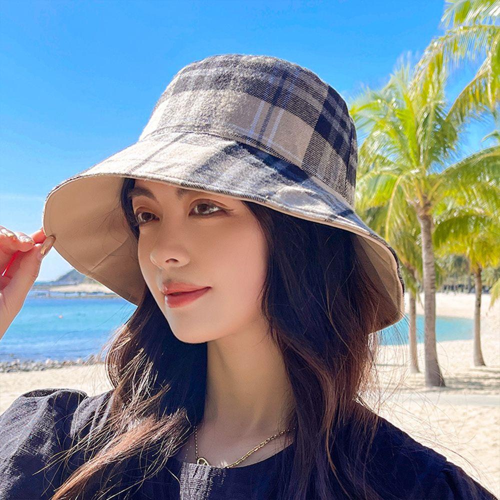 Mũ Tai Bèo Chống Nắng Hai Mặt Thời Trang Du Lịch Cho Nữ