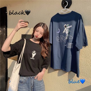 T-shirt Unisex Ulzzang Korean Loose Casual Printed Short Sleeve Tops Harajuku