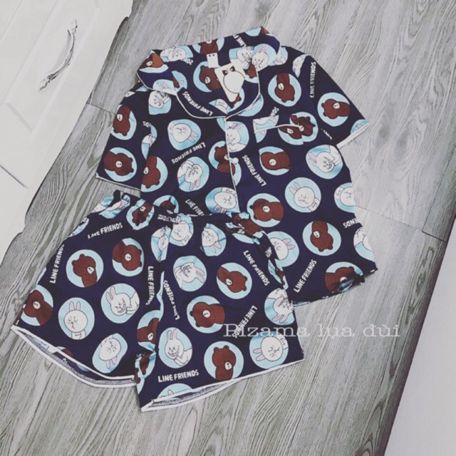 BỘ PYJAMA LỤA CỘC