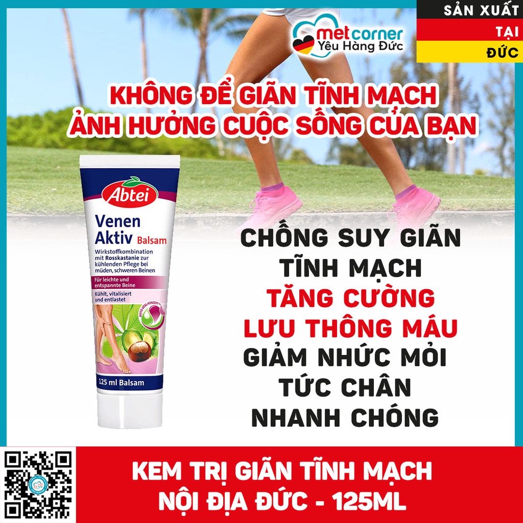 Kem Bôi Giãn Tĩnh Mạch Abtei Venen Aktiv