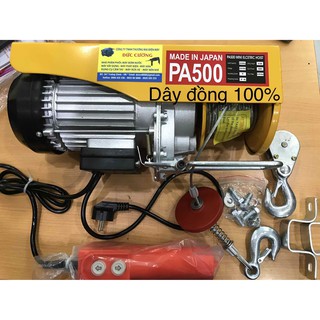 máy tời điện pa500kg - cáp dài 30m