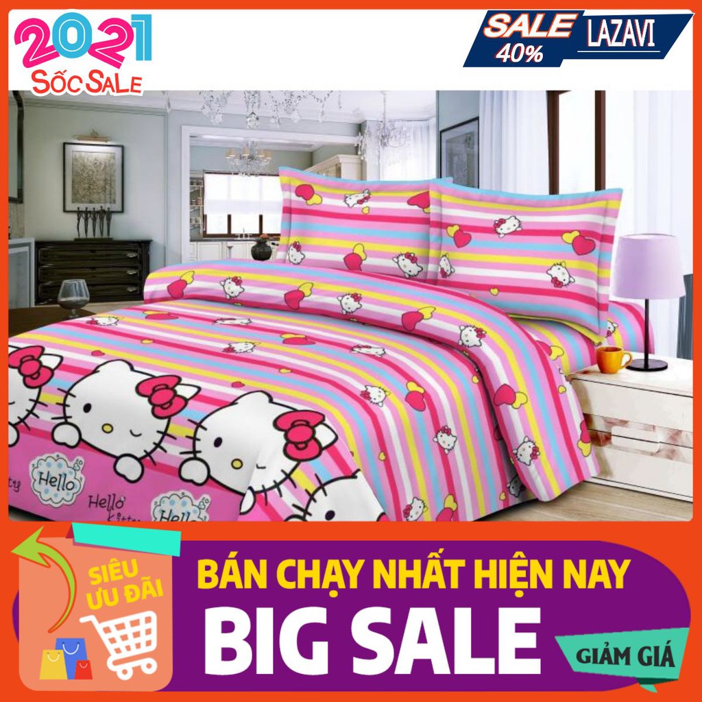 Xả kho Vỏ chăn lồng được ruột có khóa kéo MẪU HELLO KITTY