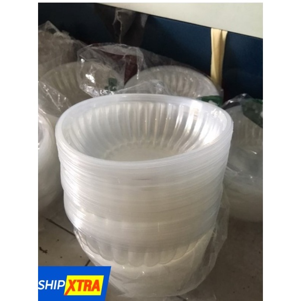 combo 50 tô,chén nhựa trong dùng 1 lần cao cấp