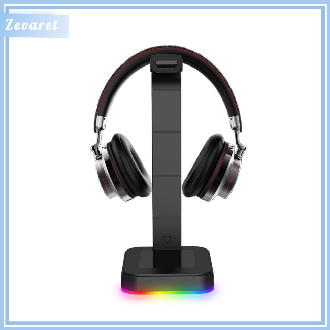 Giá Đỡ Tai Nghe Chơi Game Zevaret Rgb Hai Cổng Usb Chống Trượt Nhiều Màu