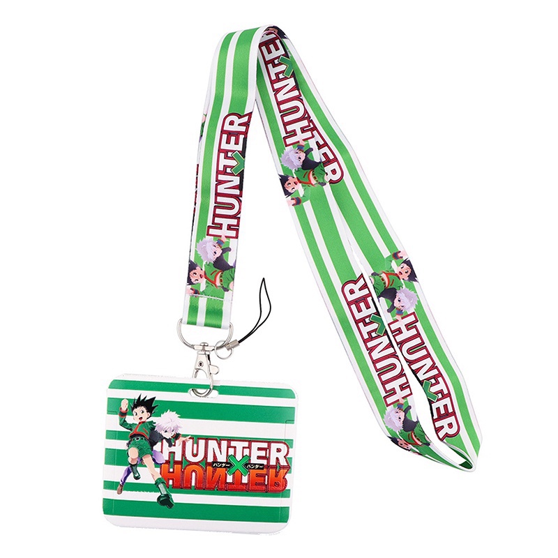 Vỏ Bảo Vệ Thẻ Kèm Dây Đeo Thẻ Hình Anime Hunter x Hunter