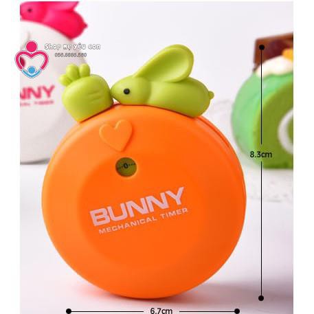 Đồng hồ đếm ngược Bunny Thỏ ăn carrot