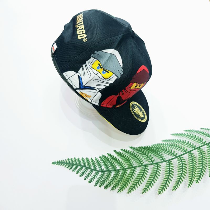 Mũ, nón 3-12 tuổi, lưỡi trai Hiphop HM xuất dư xịn - Ninjago hình.