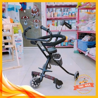 🍄 xe đẩy du lịch 4 bánh gấp gọn cho bé