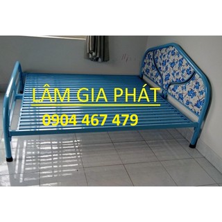 GIƯỜNG SẮT ĐƠN ỐNG PHI 49 GIÁ RẺ GIAO HÀNG NHANH