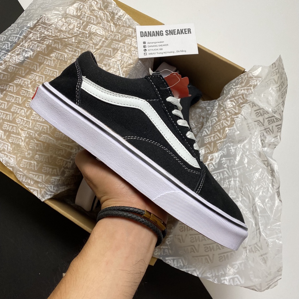 Giày Vans OldSkool Black (Vans OSK đen trắng) - GIAY DANANG | Phiên bản 1:1 chuẩn.