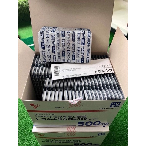 Viên Uống Dưỡng Trắng Da Hỗ Trợ Giảm Nám Transamin 500mg, 100 viên lẻ